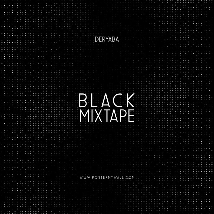 Copy of Black Mixtape Pattern Video Album CD Cover | PosterMyWall