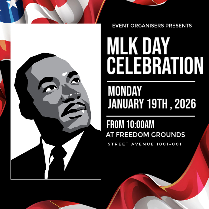 Mlk Day Celebration Template | PosterMyWall