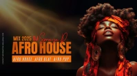 Black Modern & Minimal Afro  Youtube Thumbnail template