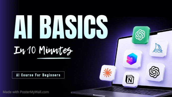 Ai Basics Course Template | PosterMyWall