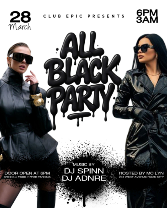 All Black Affair Outfits