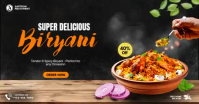 Black Biryani Promotion Imagen Compartida en Facebook Template