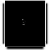 Black Modern & Minimal Blank Frame  Instagram Post Instagram-Beitrag template