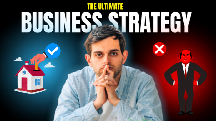 Black Modern & Minimal Business Ideas Youtube Thumbnail Template ...