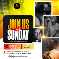 Nero Church Event Publicación de Instagram Template