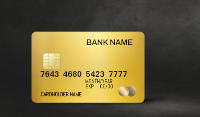 Black Debit Card Design Posters Template | PosterMyWall