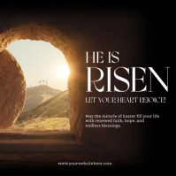 Black Modern & Minimal Easter Celebration Instagram Post Video template