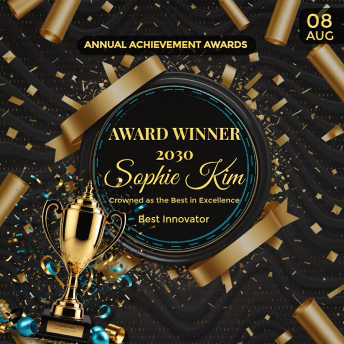 Award Ceremony Instagram Ad Template | PosterMyWall