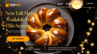 Black Fall Menu Promotion Digitale Vertoning Template