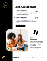 Black Fashion Mentor Folder Template - Page 3