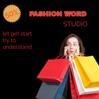 Noir Fashion Sale Pos Instagram Template