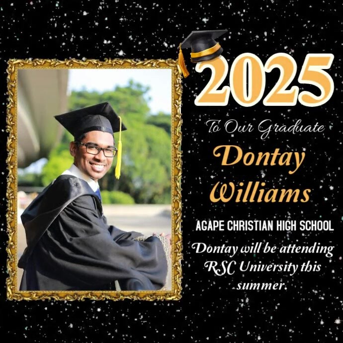 Copy of Black Modern & Minimal Graduation Instagram Post | PosterMyWall