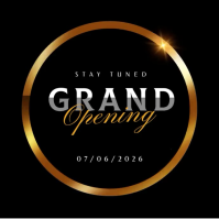 Black Modern & Minimal Grand Opening Instagram Post Video template