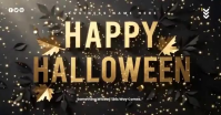 Black Halloween Celebration ภาพที่แชร์บน Facebook Template