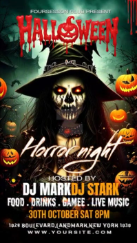 Sort Halloween Horror Night Instagram Reel Template