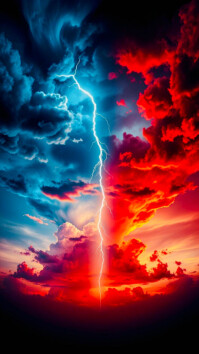 Schwarz storm Digitalt display Template