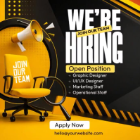 Preto Job Hiring Iphosti le-Instagram Template