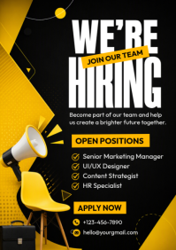 Nero Job Recruitment A4 Template