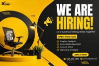 Sort Job Recruitment Poster Template