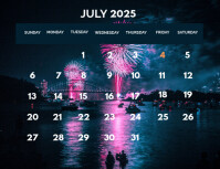 2025 July Calendar Template | PosterMyWall