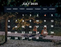 2025 July Calendar Template | PosterMyWall