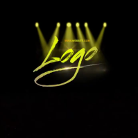 Black Modern & Minimal Logo Design Logo Video template