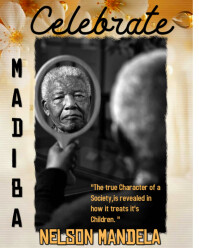 Black Modern & Minimal Mandela Day  Instagram Portrait template