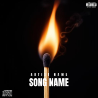 Black Music Album Cover Sampul Album Template