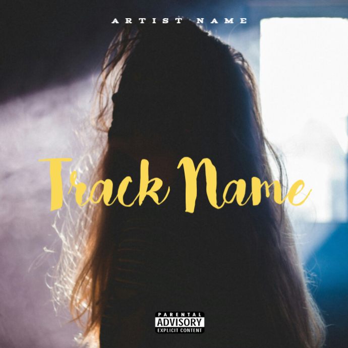 Black Modern & Minimal Music Album Cover Album Cover Template ...