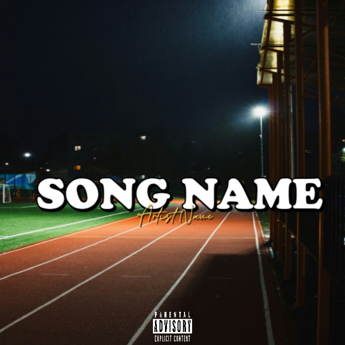 Black modern & minimal music album cover album cover Template ...
