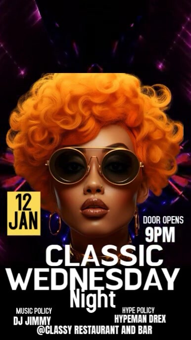 Copy of Black Modern & Minimal Night Club Party Instagram Story ...