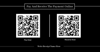 Black Online Payment delt Facebook-billede Template