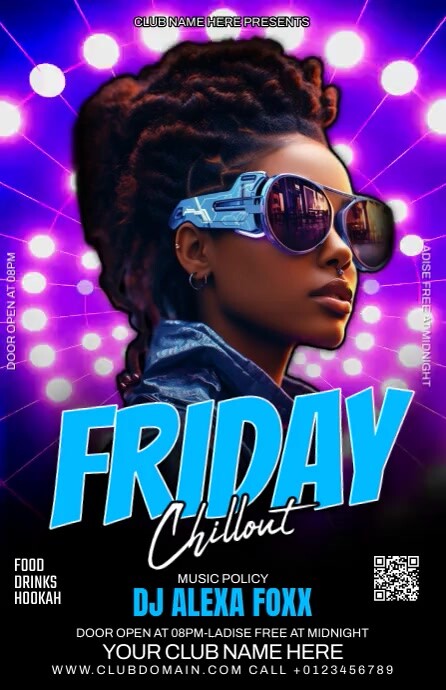 Copy of Black Modern & Minimal Party Flyer Tabloid | PosterMyWall