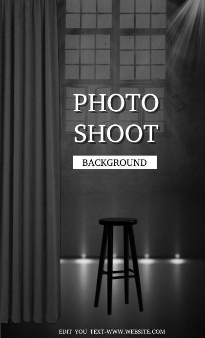 Black Modern & Minimal Photoshoot Background US Legal template