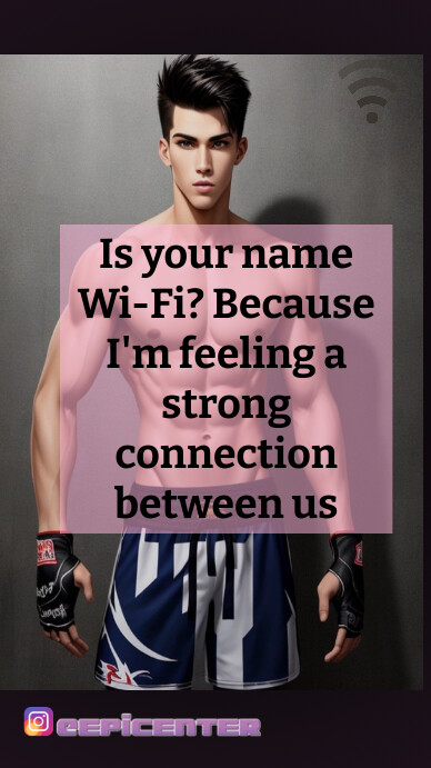 HUMOROUS HOT GUY Instagram Story template