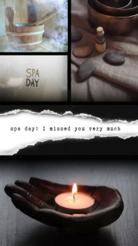 Black Modern & Minimal Realistc Photo Natural Eart Color Instagram Story template