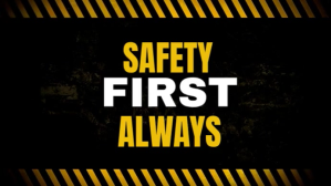 Black Modern & Minimal Safety Caution Sign  Youtube Thumbnail YouTube-miniature template