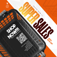 Black Sales Promotion Instagram Post Template