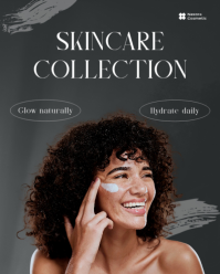 Czarny Skincare Collection Instagram Portrait Template - Page 1