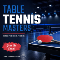 Nero Table Tennis Event Instagram na Post Template