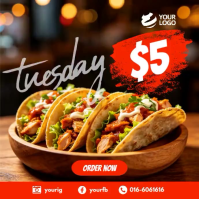 Preto Taco Promotion Pos Instagram Template