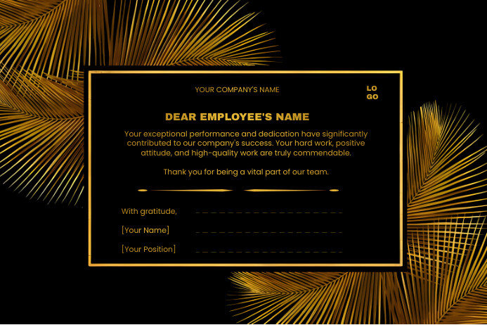 Copy of Black Modern & Minimal Thank You Label | PosterMyWall