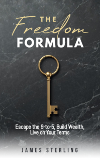 Black Modern & Minimal The Freedom Formula Kindle/book Covers template