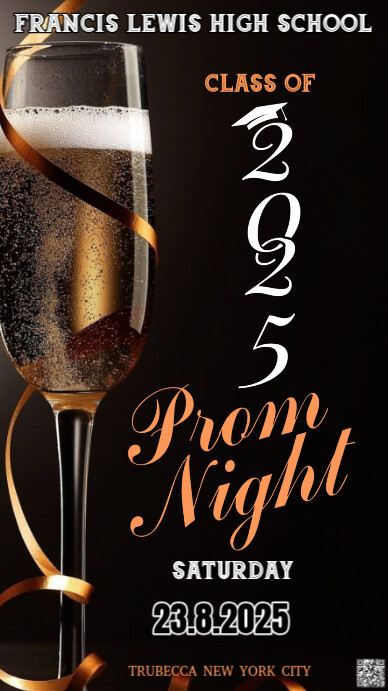Black Modern & Minimal This Image Is A Flyer Or Poster For A Prom Night Event. Instagram Story Indaba yaku-Instagram template