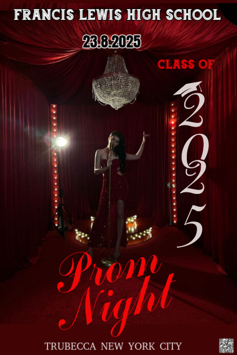Black Modern & Minimal This Is A Poster Or Flyer Design For A "prom Night" Event. Pinterest ...