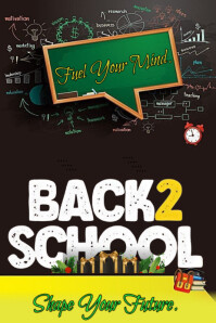 Sort Back to School Grafica Pinterest Template