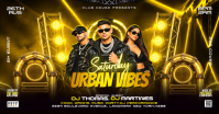 สีดำ Urban Music Event auf Facebook geteiltes Bild Template
