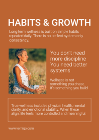 Black Modern & Minimal Wellness Magazine A4 template - Page 4