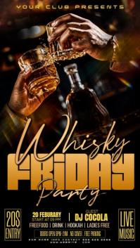 Sort Whisky Party Historia de Instagram Template