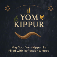 Negro Yom Kippur Instagram Post Template